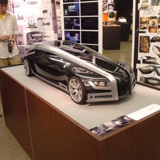 A Sports Car on Display