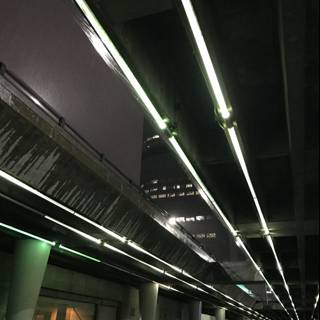The Green-Lit Tunnel of Los Angeles