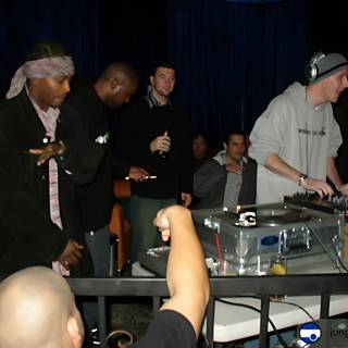 DJ Steve J Entertains a Crowded Night Club