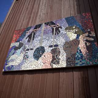 Artistic Mosaic with People