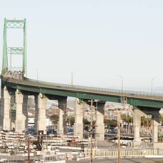 Metropolis Bridge Over Waterfront