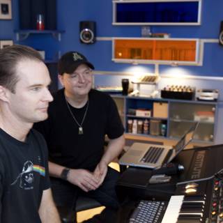 DJ Dan and Uberzone in the Recording Studio