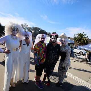 Drag Performers at San Francisco Public Library Event