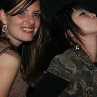 Two Women Dancing at a Nightclub Party 2006