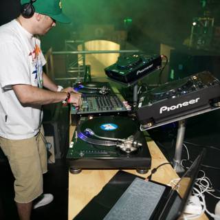 Musical Deejay with a Laptop