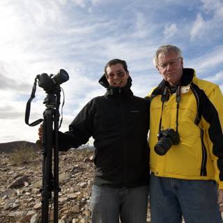 Two Men Capturing the Desert Wilderness