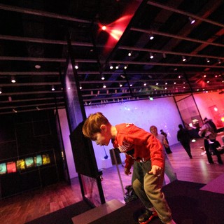 Young Skateboarder at Baby Rave Event