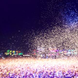 Confetti Storm at Coachella