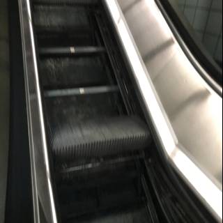 Empty Escalator in Train Station