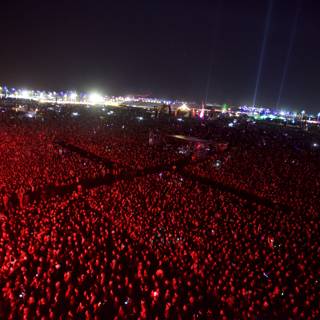 Red Flare Nightlife at Coachella Festival