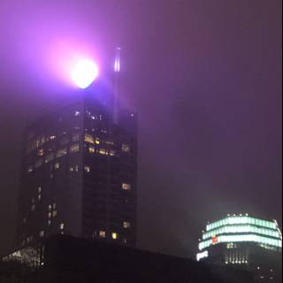 Purple Skyscraper Light
