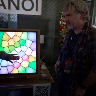 Interactive Light Experience at Maker Faire 2025