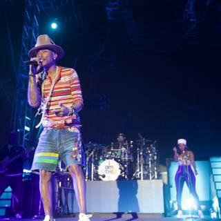 Pharrell Williams Rocks the Stage at Coachella 2014