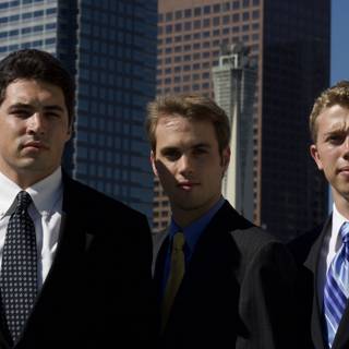 Three Men in Sharp Suits Take on the City