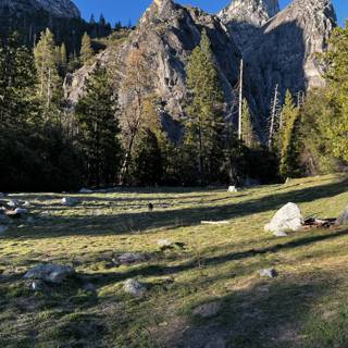 Majestic Mountain Landscape in Yosemite National Park