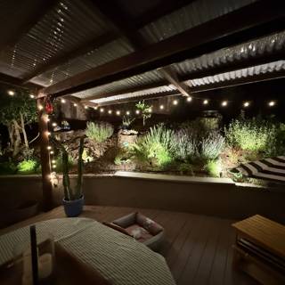 **Twilight Serenity on the Terrace**