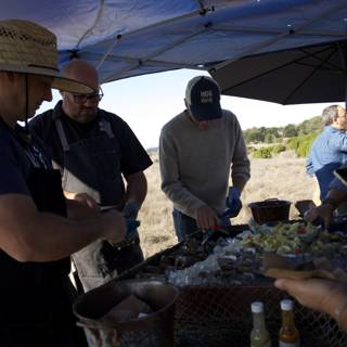 The Hat-tasting Gathering at Hog Island Oyster Co
