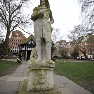 Charles II Statue in Soho Square, London