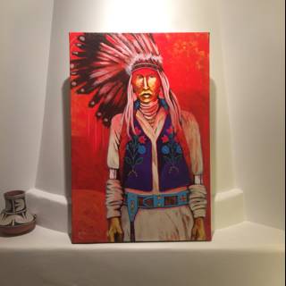 Native American Man, Modern Art