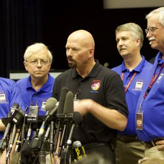 Blue Shirts and Black Ties: A Press Conference