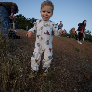 Toddler Explores Mount Diablo at Dusk