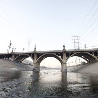 The Majestic Arch Bridge over LA River