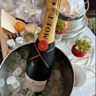 Celebratory Bubbles at the Disneyland Hotel