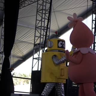 Pink Robot Performance