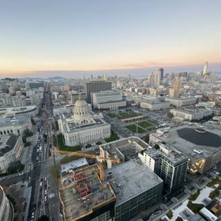 Sunset over San Francisco's Metropolis