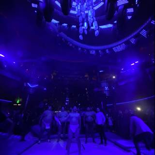 A Nightclub Crowd Enjoys the Stage