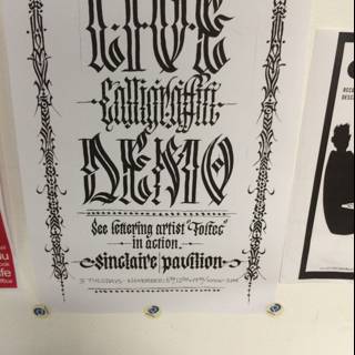 Classic Calligraphy Poster