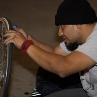 Repairing a Spoke on an Alloy Bike Wheel