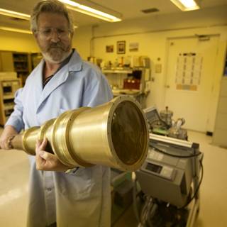 The Man and the Brass Object in the Lab