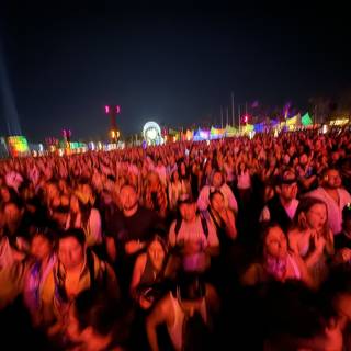 Vibrant Nights: Coachella 2024 Crowd Enthrallment