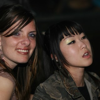 Three Friends at a Nightclub Evening Out 2006