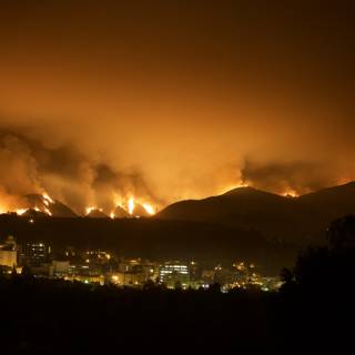 Devastating Station Fire Rages through Mountains and City