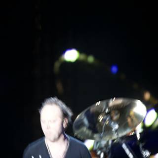 Lars Ulrich Drumming Under the Night Sky