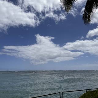 Serenity at Waikiki: A Glimpse of Summer Skies and Sapphire Seas