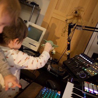 Young Music Producer at Home Studio Setup