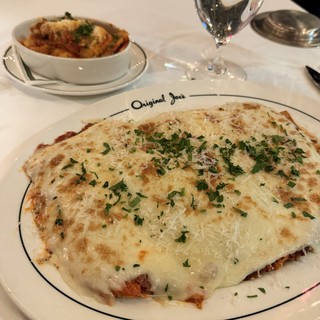 Cheese-Topped Flatbread at Original Joe's Restaurant