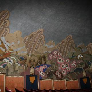 The Mural Ceiling at the Theater