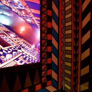 Geometric Patterns and Digital Display in Cultural Museum