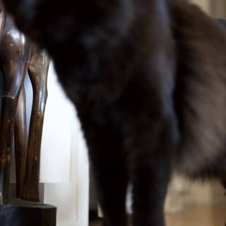 The Feline and The Statuette