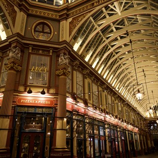 Ornate Victorian Architecture of Leadenhall Market Interior