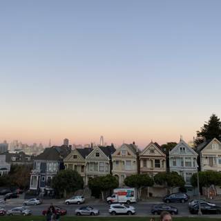 Sunset over the Painted Ladies