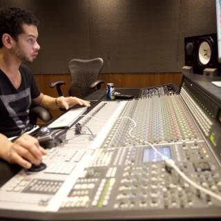 Marc Kinchen Mixing it up in the Studio