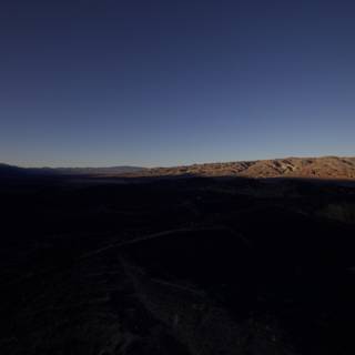 Majestic Sunset over Death Valley Mountains