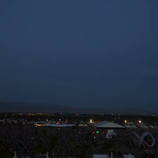Coachella 2014: The Night Sky Lights Up with Music and People in Indio