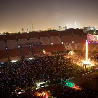 Electric Crowd at the Night Stadium