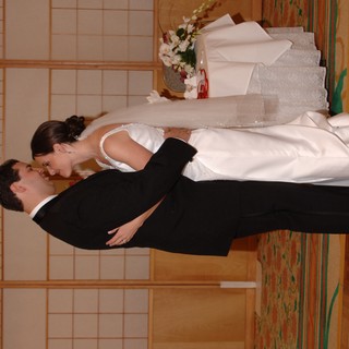 Newlyweds Share First Dance at Wedding Reception